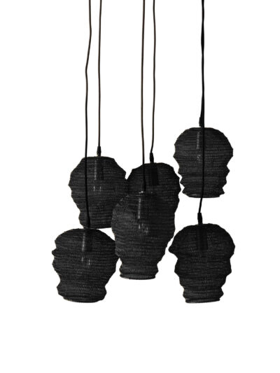 Rookery Pendant in Black Starling