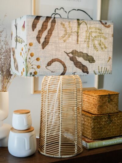 Natural Earth Rectangular Lamp Shade