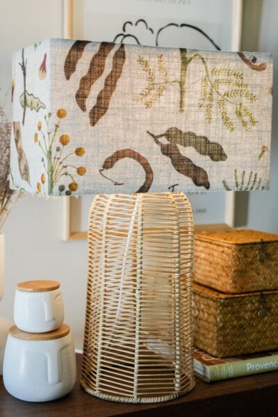 Natural Earth Rectangular Lamp Shade