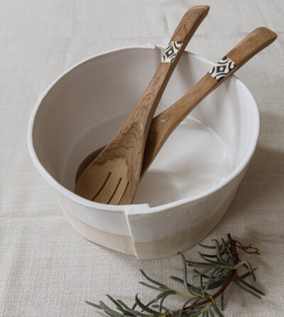 Aziz Salad Server Set