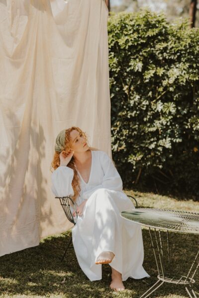 Joplin Dress in Ivory - Image 4