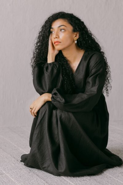 Joplin Dress in Black - Image 4