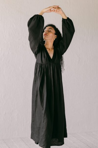 Joplin Dress in Black - Image 3