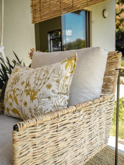 Lala Palm Woven Chair in Natural - Image 3