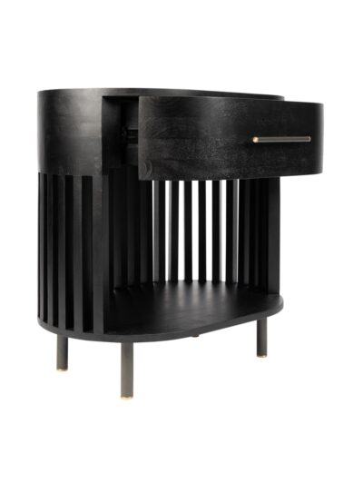 Stockholm Nightstand in Onyx - Image 2