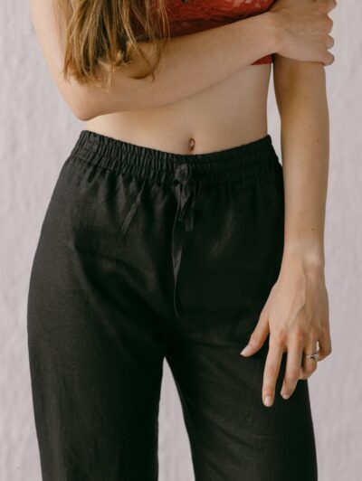 Dunaway Flares in Black - Image 3