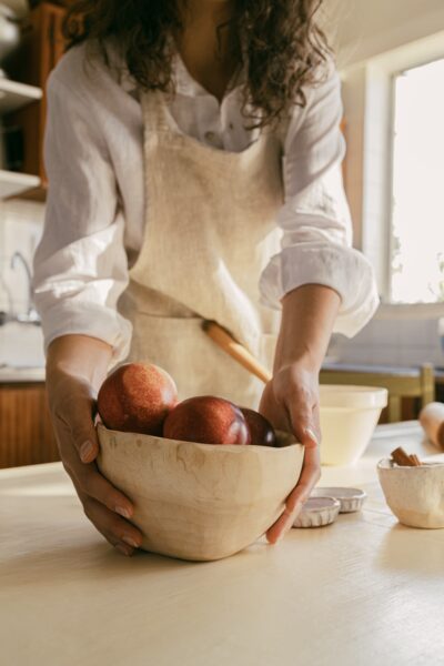 Apron in Natural Linen - Image 4